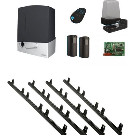 CAME BXV - KIT Automazione scorrevole BXV PLUS 600Kg 24V + 4 CREMAGLIERE - 8K01MS-057