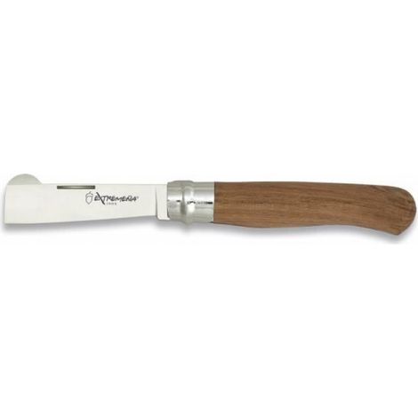 Couteau À Greffe - Lame Acier Inoxydable 7,5 Cm - Poignée Bois - Pour Travaux De Greffage - 1 Pièce