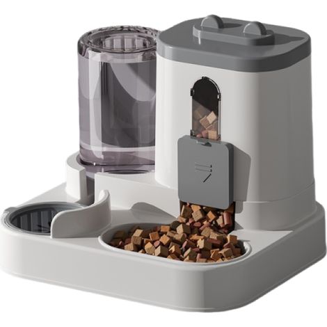 Dispensador doble de comida y fuente de agua SmartPet para gatos y perros