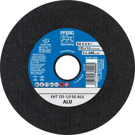 Trennscheibe gerade für Aluminium A30NSG 125x1mm PFERD (1/5)