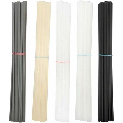 100 pièces baguettes de soudage en plastique ABS/PP/PVC/PE baguettes de soudage pour pare-chocs de voiture pistolet de soudage en plastique/pistolet à air chaud (1/4)