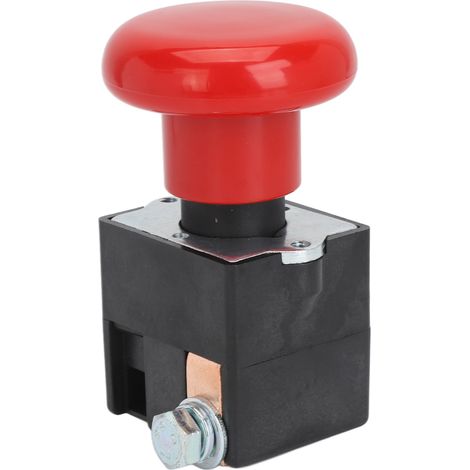 Bouton d'arrêt d'urgence DC80V interrupteur de secours fiable remplacement pour transpalette chariot élévateur électrique Albright 125A (1/5)