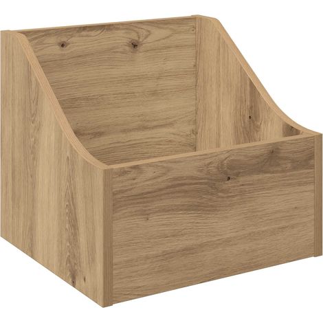 Boîte à disques LP Chêne artisanal 37 x 33 x 32 cm – aménagement extérieur