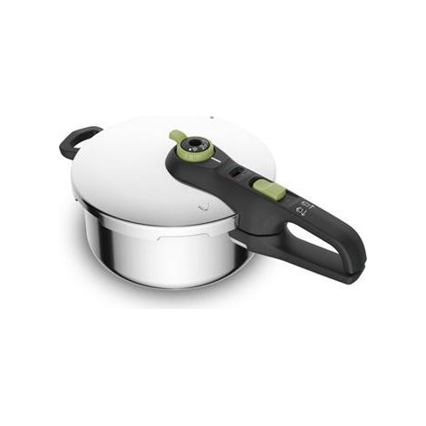 Autocuiseur TEFAL 4L – Pression 2 programmes – Compatible induction, gaz, électrique – Poignée plastique noire