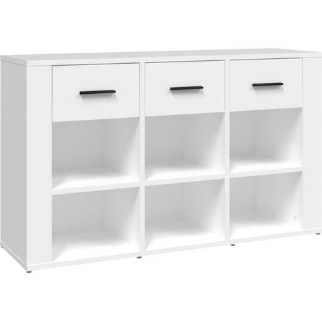 Sideboard/Anrichte/Buffet Weiß 100x30x59,5 cm Holzwerkstoff LXWW164808 (1/5)