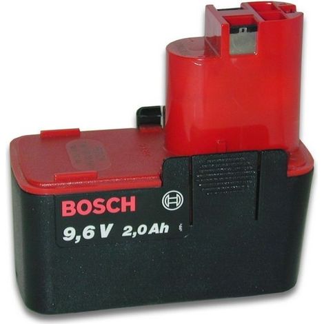 Bosch 2607335151 Batteria piatta 12 V 2,0 Ah NiCd compatibile con GBM 12 V GDR 12 V GSR 12 V Professional PDR 12 V PSR 12 V colore Nero