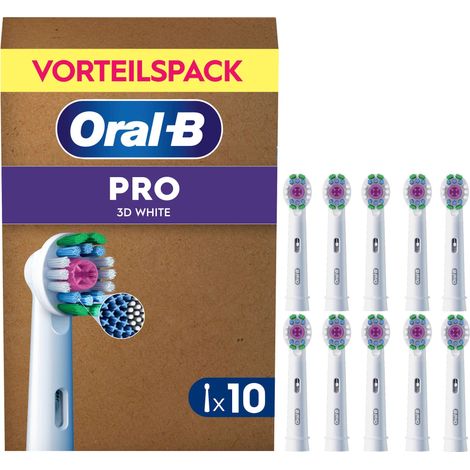 Oral-B Aufsteckbürsten Pro 3D White 10er FFU Aufsteckbürsten