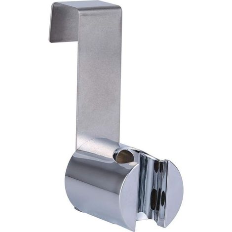 Support pour pommeau de Douche, Support de douchette, en Acier Inoxydable + ABS, Forte réglable, pièce de Rechange pour Douche et Bidet pulvérisateur (1/5)