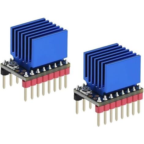 TMC2209 V2.0 3D Printer Stepper Motor Driver Ultra Quiet with Heatsink Endless Tip Zero Return 2 Pack (1/5)