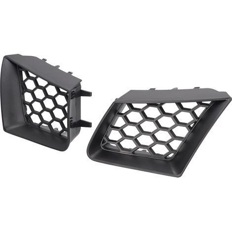 Calandre supérieure avant gauche droite 2 pièces noir mat remplacement Seat Ibiza Cordoba 6L 2002-2009 (1/5)