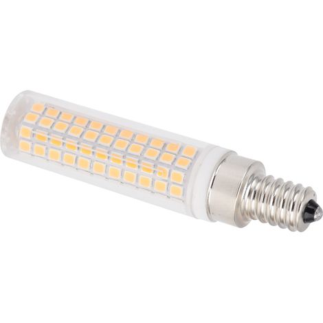Ampoule LED E12 type « maïs » 1200 lm, 136 LED, dimmable, pour lustre, plafonnier ou applique murale, 110 V, blanc chaud (1/5)