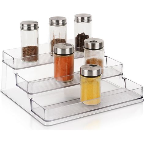 Kühlschrank-Organizer, 3 Ebenen, 25 x 23,5 x 10,5 cm (1/5)