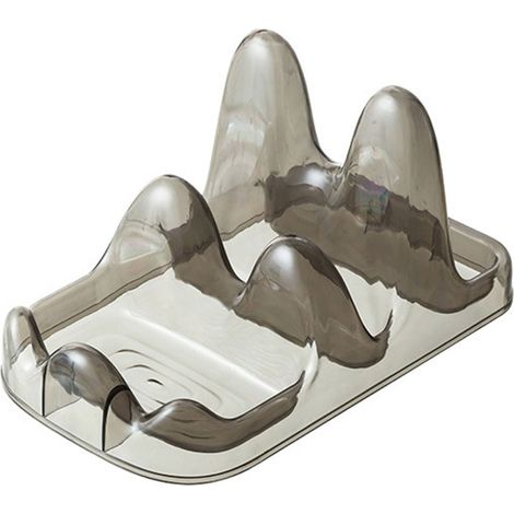 Spatule Rack - Support Pour Cuillères Et Couvercles De Casserole - En Plastique Alimentaire PP Résistant À La Chaleur Jusqu'à 160 °C - Dimensions 24 x 13 x 14,6 cm - 1 Pièce (1/5)