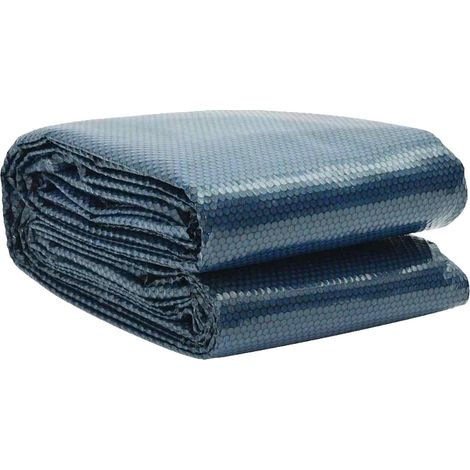 Cubierta para piscina, diseño flotante, de bajo consumo energético, color negro. (1/2)