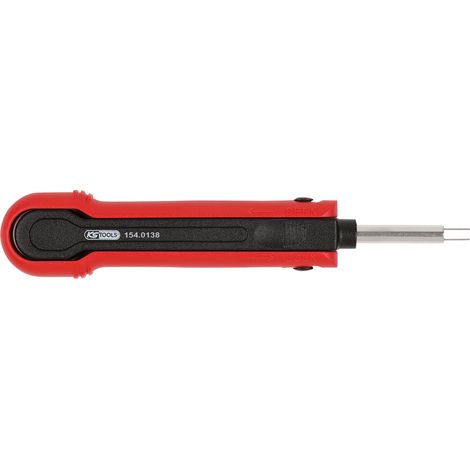 KS Tools - Extracteur de cosses pour connecteurs Faston - 2,8 mm - 154.0138 (1/2)