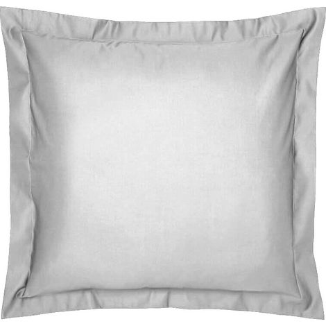 2 Taie D'oreillers 65 x 65 cm - Gris Claire