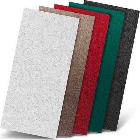 MENZER Pads Pad manuali, 250 x 115 mm, p. Levigatrici manuali, Poliestere (10 Pz.) beige