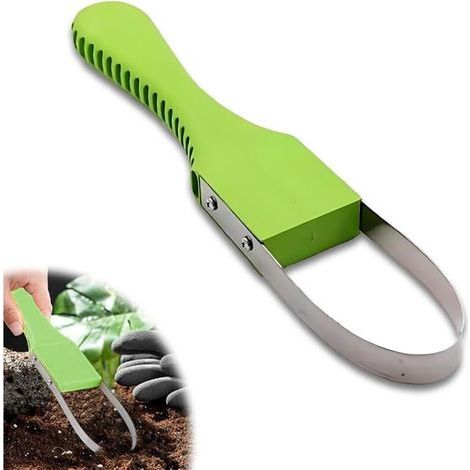 1 Pièce Grattoir de Jardin Désherbeur à Main en Acier Inoxydable Désherbeur Manuel Outil de Désherbage en Acier Inoxydable Weeder de Jardin pour Désherber Votre Jardin Creuser (1/5)