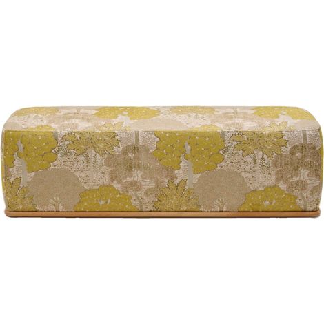 Banc en Bois et jacquard Alisia ARNEL (1/4)
