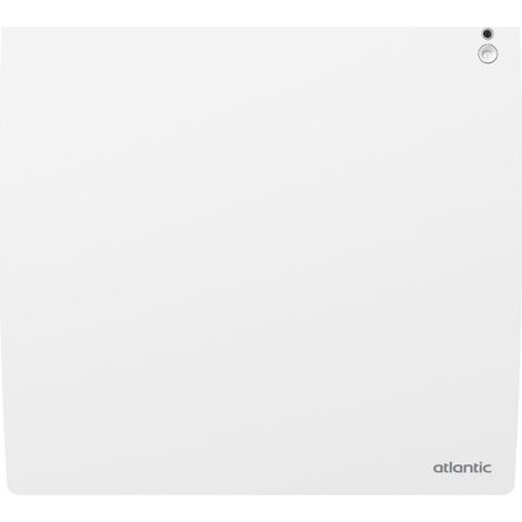 Atlantic – Radiateur à inertie bloc aluminium 500W horizontal – Façade chauffante – Connecté Cozytouch – 372 x 530 x 129 mm – 503119 (1/5)