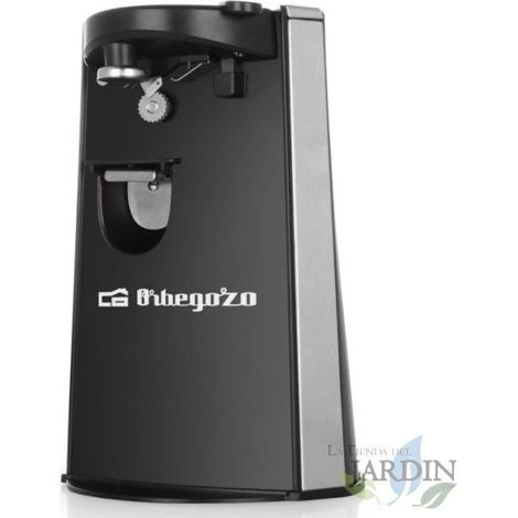 Abrelatas eléctrico Multifuncional 3 en 1, cuchilla de acero INOX desmontable, 60W, abrelatas automático, abre latas fácil