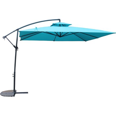 Ombrellone  blu rotondo 2,95 x 2,95 m CAPRI