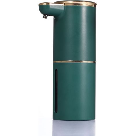 NALOOKAMIC Distributeur de Savon Automatique, 340ml Distributeur Savon Automatique avec USB Rechargeable, IPX5 Automatique Distributeur De Savon Liquide de Savon Etanche pour Cuisine Et Salle de Bains (1/3)
