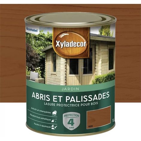 Lasure Xyladécor Abris et palissades Teck 1 L (1/3)