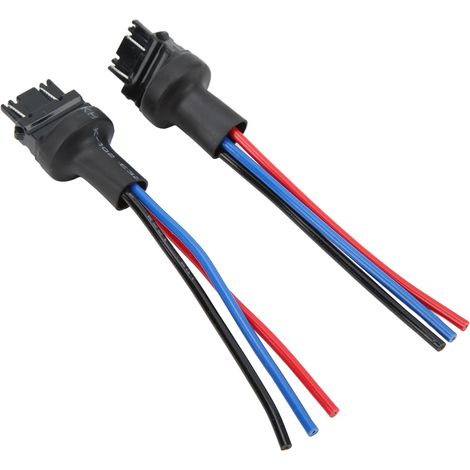 Connecteur mâle câblé pour phares antibrouillard - Adaptateur prise allume-cigare phare voiture (1/5)