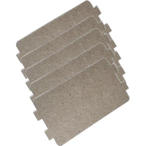 Lot de 5 pièces de rechange épaisses pour four à micro-ondes : couvercle universel en mica, plaque de réparation. (1/5)