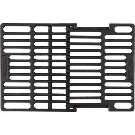 Filiyano-Grille de barbecue réglable en fonte Mustang 30 × 35–45,5 cm (1/2)