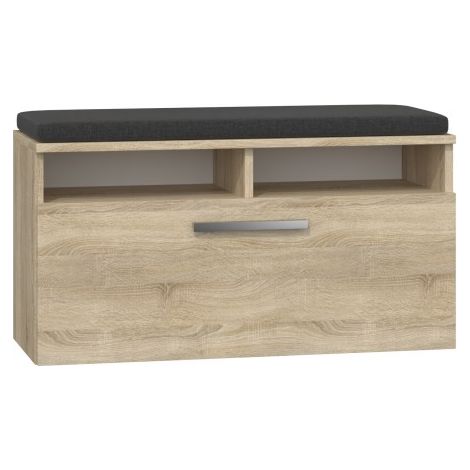 RIVI  Scarpiera + seduta + contenitore  Porta basculante  46x85x35  6 ripiani  Scarpiera (1/3)