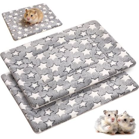 Tappetino/coperta per animali domestici, set da 2 pezzi, taglia S (32 x 25 cm), consigliato per animali di peso inferiore a 0,5 kg, tappetino per dormire imbottito, tappetino per gatti, tappetino per (1/5)