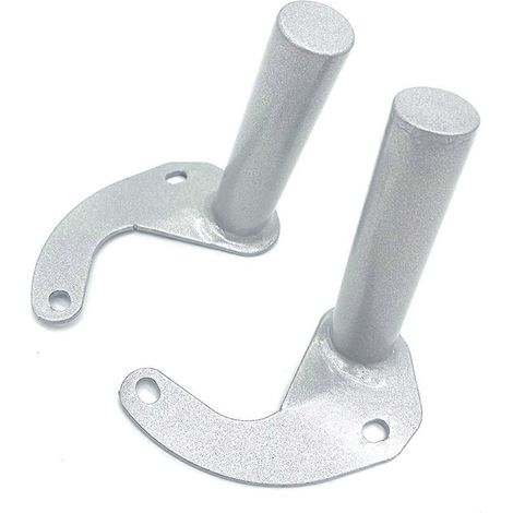 Support de fixation pour phare additionnel de moto MOTO GUZZI argenté (1/4)