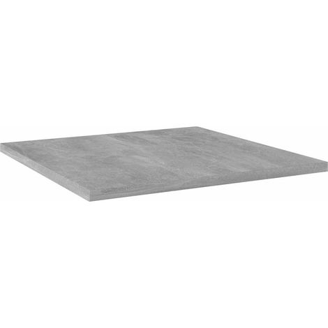 Maison Exclusive - Bücherregal-Bretter 4 Stk. Betongrau 40x40x1,5 (1/5)