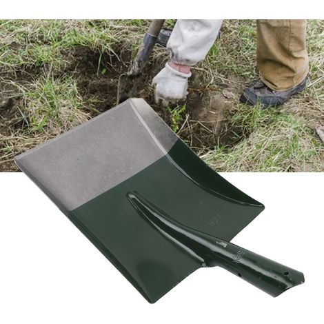 Spaten aus verdicktem Manganstahl, Bauspaten, landwirtschaftlicher Spatenkopf, Gartenspaten, Ersatz-Vierkantspatenkopf, Garten-Aschespaten, Gartengeräte geeignet für Hausgärten. (1/5)