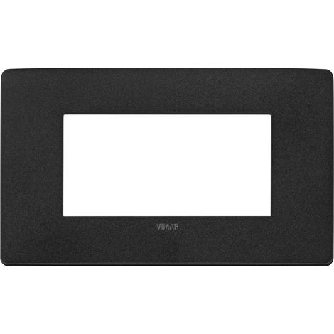 Placca Vimar Plana Up 4M nero matt 14654U.19 (1/3)