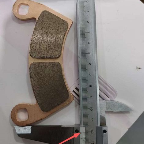Motorcycle brake pads compatible with POLARIS Ranger Crew 800 900 RZR XP4 1000 FA452