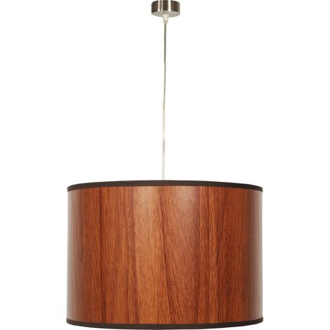 Lampada a sospensione Candellux Timber Ø30 legno argento