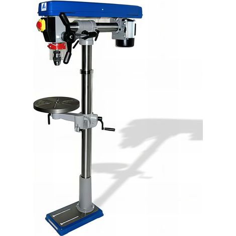 Perceuse à colonne radiale 550W 230V – Capacité de perçage 16mm – 5 vitesses 550 à 2500 tr/min – Table inclinable 45° – Pour bois dur – Jean L'Ebeniste