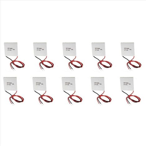 SP1848-27145 Generatore di energia termoelettrica, 10 pezzi, 40 x 40 mm, modulo Peltier TEG (1/4)