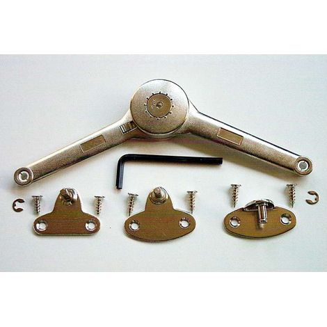 MASIDEF - BRACCETTO SNODO VARIABILE IN ACCIAIO 144/176 MM (1/2)