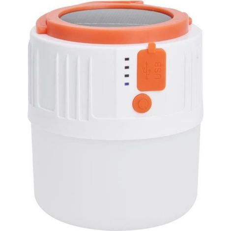 lumière de camping Lanterne de camping multifonctionnelle rechargeable USB à lumière solaire à LED pour le camping de (1/4)
