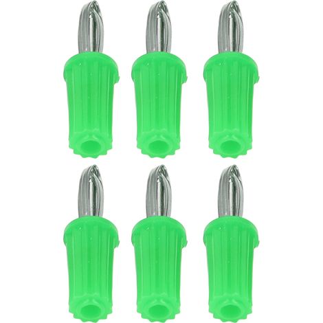 100 Pièces Connecteurs Banane 4mm en Laiton Nickelé ABS pour Câbles Électriques Haute Qualité (1/5)