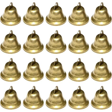 Lot de 20 petites cloches vintage pour décoration de mariage, 38 mm (1/5)