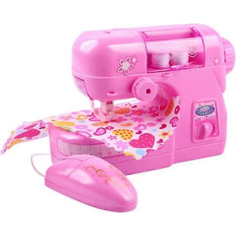 Mini machine à coudre électrique, jouet d'imitation pour enfants, cadeau d'anniversaire ou de Noël, éducatif. (1/5)