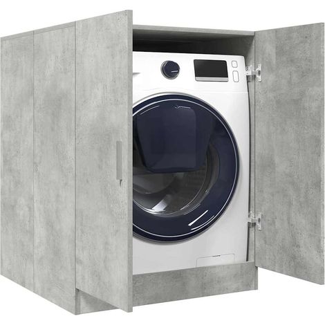 Waschmaschinenschrank Betongrau 70,5x71,5x91,5 cm