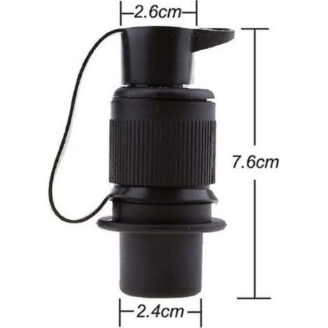 Landwirtschaftlicher 3-poliger Stecker (männlich und weiblich), 12 V. 3-poliger Anschluss für landwirtschaftliche Fahrzeuge, Traktoren und Anhänger. Doppelter 3-poliger Anhängerstecker mit wasserdicht (1/4)