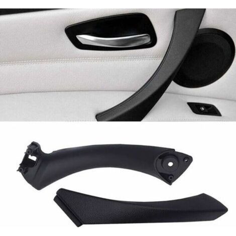 Poignée de porte avant gauche compatible avec BMW Série 3 E90, E91, E92, E93 (berline et break) – Poignée d’ouverture + cache extérieur pour modèles 323, 325, 328, 330, 335
