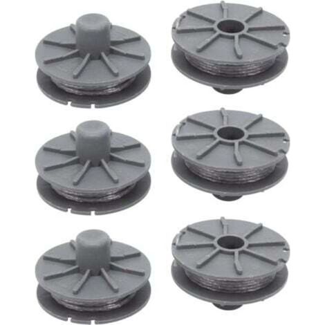 Bobine de fil de rechange pour débroussailleuse Gardena 5307-20 – Ø1,65 mm, longueur 6,1 m, lot de 6 pièces (1/5)